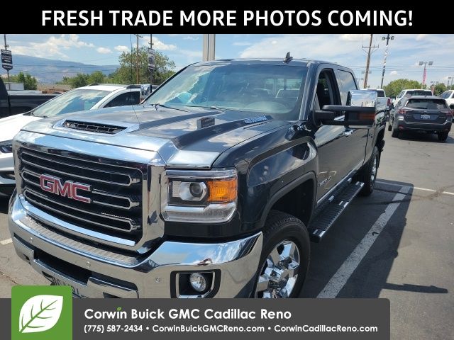 Dark Slate Metallic 2018 GMC Sierra 2500HD Pickup Truck Four-Wheel Drive 6-Speed Automatic