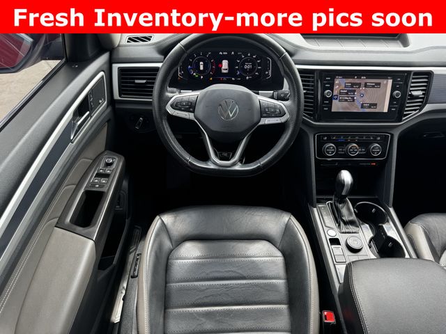 2022 Volkswagen Atlas 3.6L V6 SEL Premium R-Line Red at DeMontrond Auto Country