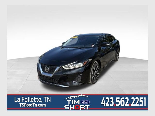 Super Black 2022 Nissan Maxima Sedan Front-Wheel Drive Continuously Variable Transmission
