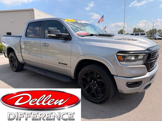 Billet Silver Metallic Clearcoat 2021 RAM 1500 Pickup Truck Four-Wheel Drive 8-Speed Automatic