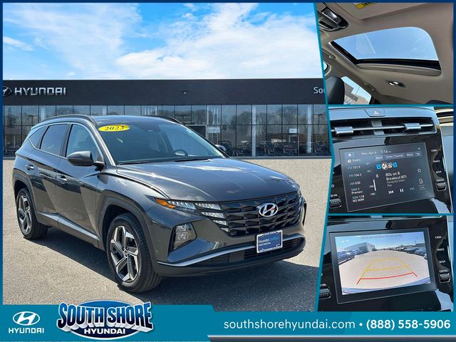 Portofino Gray 2023 Hyundai Tucson SEL AWD SUV / Crossover All-Wheel Drive 8-Speed Automatic