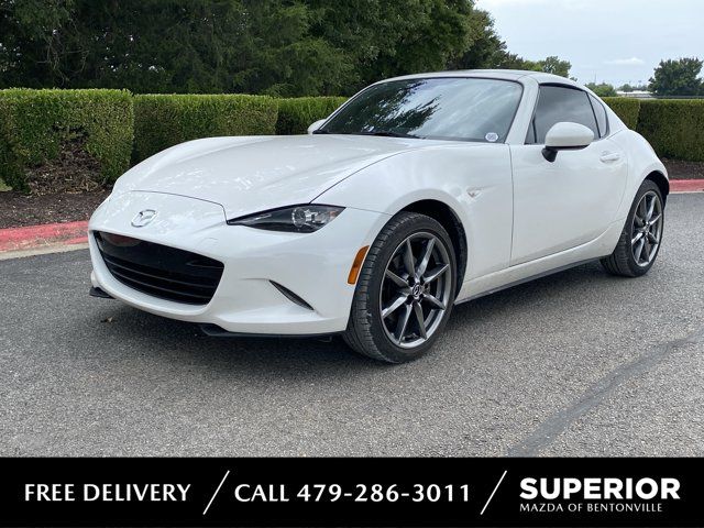 Snowflake White Pearl Mica 2023 Mazda MX-5 Miata Convertible Rear-Wheel Drive 6-Speed Manual