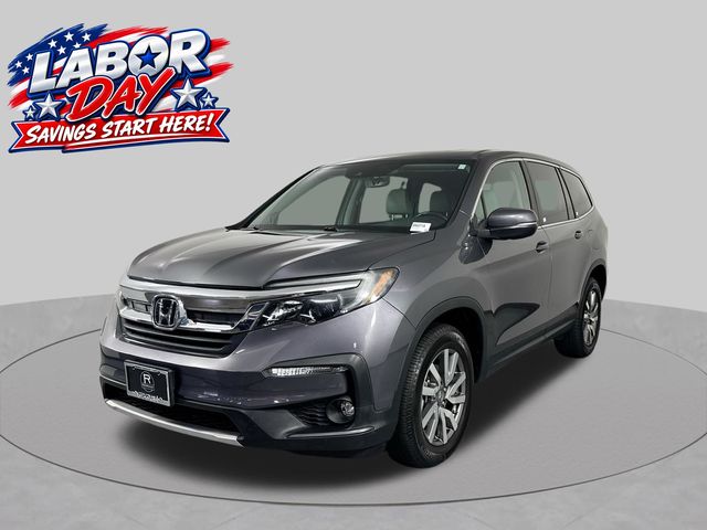 Gray (Modern Steel Metallic) 2021 Honda Pilot SUV / Crossover All-Wheel Drive 9-Speed Automatic