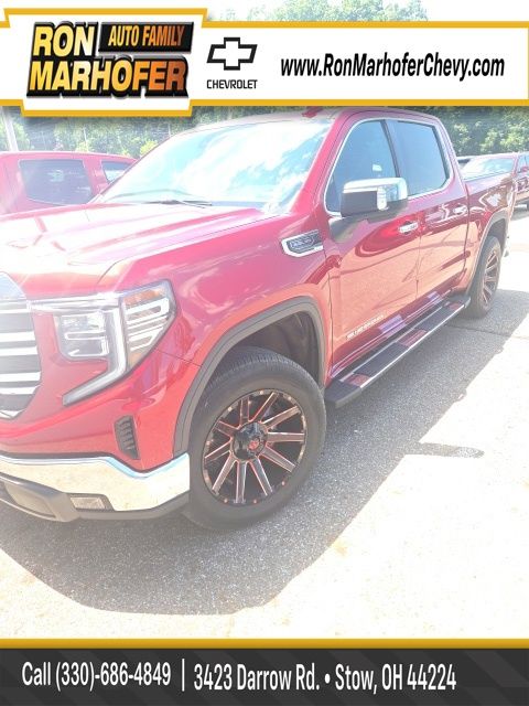Volcanic Red Tintcoat 2024 GMC Sierra 1500 Pickup Truck Four-Wheel Drive Automatic