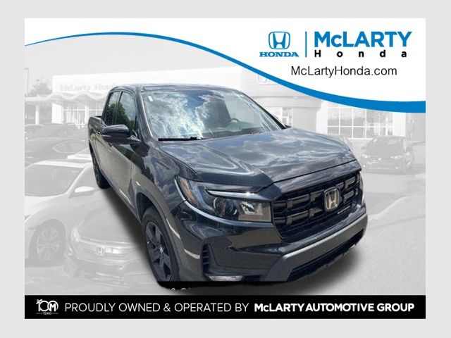 Black 2024 Honda Ridgeline Pickup Truck All-Wheel Drive 9-Speed Automatic