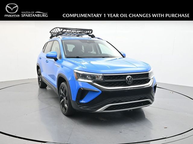 Blue 2023 Volkswagen Taos SUV / Crossover Front-Wheel Drive 8-Speed Automatic