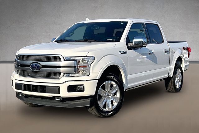 Star White Metallic Tri-Coat 2020 Ford F-150 Pickup Truck Four-Wheel Drive Automatic