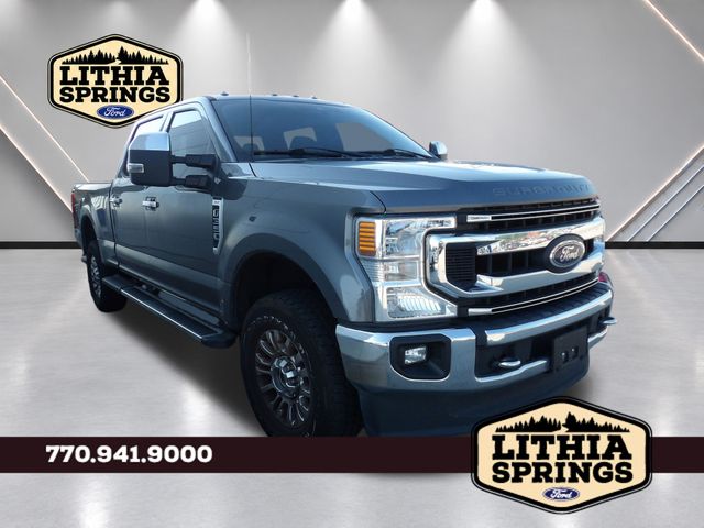 Gray Metallic 2022 Ford F-350 Super Duty Pickup Truck Four-Wheel Drive Automatic