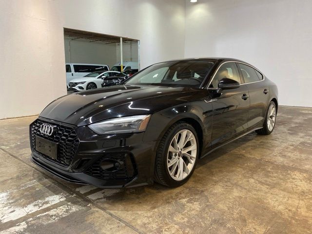 Black Metallic 2022 Audi A5 Sportback Sedan All-Wheel Drive 7-Speed Automatic