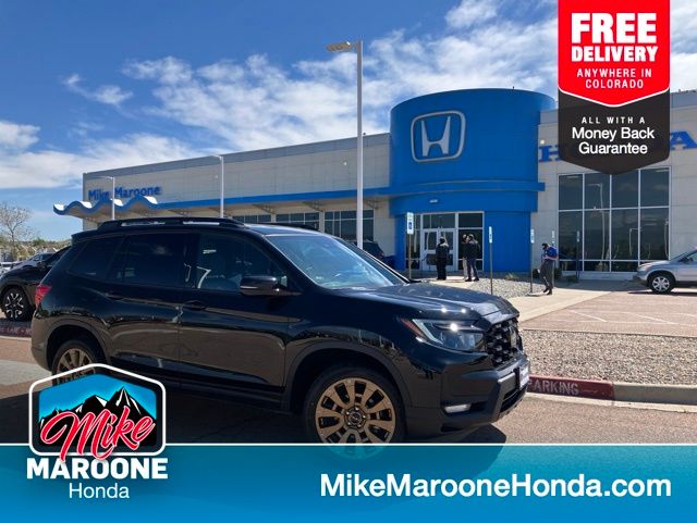 Crystal Black Pearl 2023 Honda Passport Elite AWD SUV / Crossover All-Wheel Drive 9-Speed Automatic