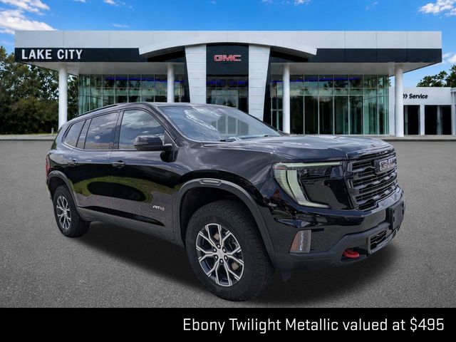 Black (Ebony Twilight Metallic) 2025 GMC Acadia SUV / Crossover Four-Wheel Drive 8-Speed Automatic