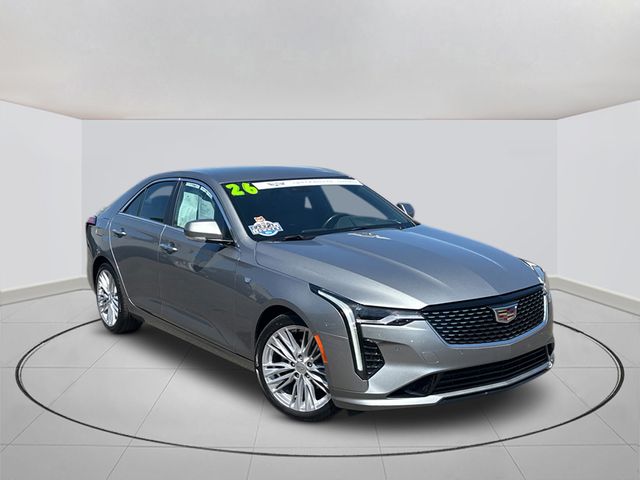 Argent Silver Metallic 2026 Cadillac CT4 Sedan Rear-Wheel Drive 8-Speed Automatic