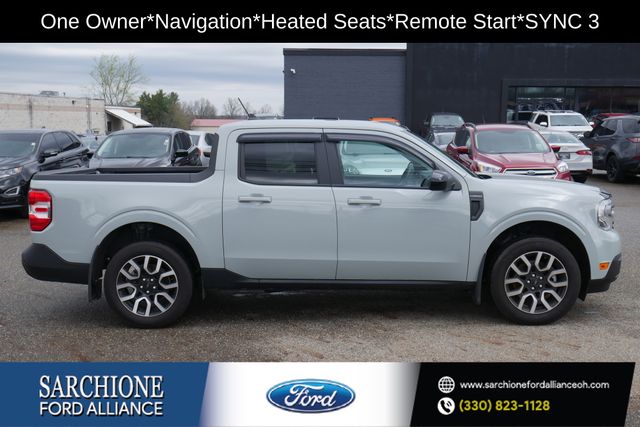 Cactus Gray 2024 Ford Maverick Lariat SuperCrew AWD Pickup Truck All-Wheel Drive 8-Speed Automatic