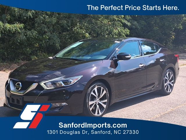 Bordeaux Black 2017 Nissan Maxima Sedan Front-Wheel Drive Continuously Variable Transmission