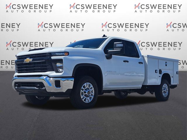 Summit White 2026 Chevrolet Silverado 2500HD Work Truck Double Cab LB RWD Pickup Truck 4X2 Automatic