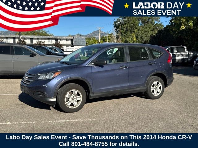 Blue 2014 Honda CR-V SUV / Crossover All-Wheel Drive 5-Speed Automatic