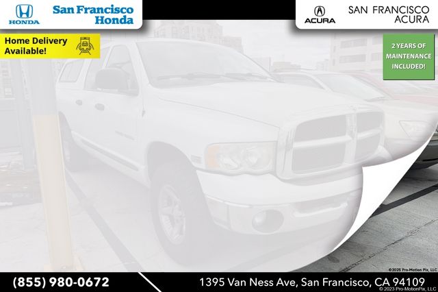 Bright White Clearcoat 2004 Dodge RAM 1500 SLT Quad Cab 4WD Pickup Truck Four-Wheel Drive 5-Speed Automatic