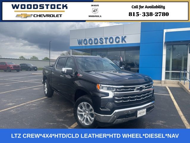 Black 2026 Chevrolet Silverado 1500 Pickup Truck Four-Wheel Drive Automatic