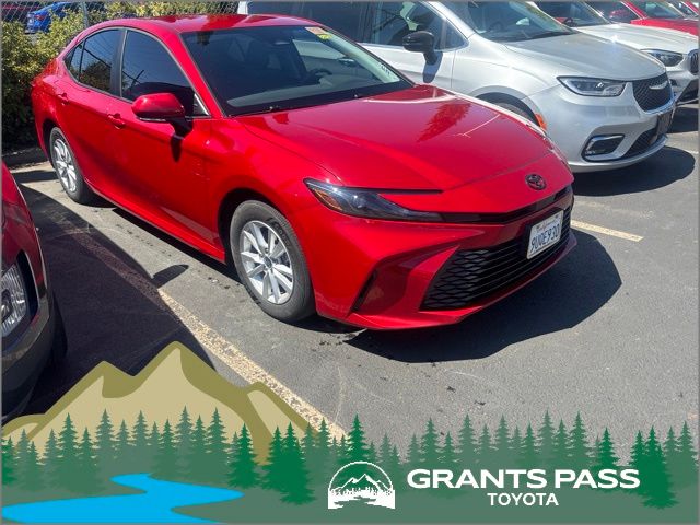 Red 2025 Toyota Camry Sedan Front-Wheel Drive Continuously Variable Transmission