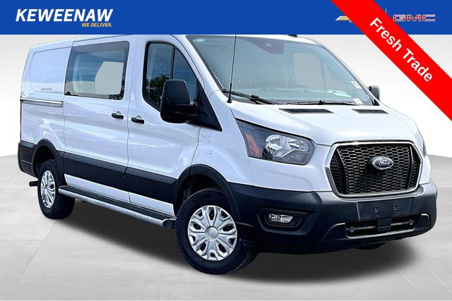 Oxford White 2025 Ford Transit Cargo Van Rear-Wheel Drive