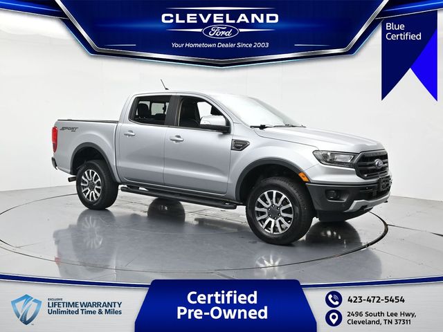 Silver Metallic 2021 Ford Ranger Pickup Truck Four-Wheel Drive Automatic