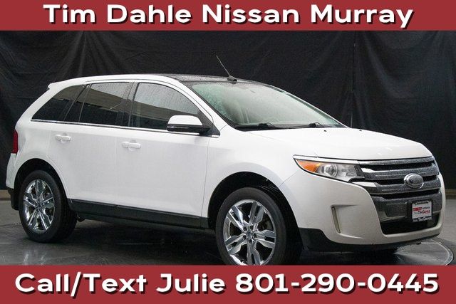 White Platinum Clearcoat Metallic 2013 Ford Edge Limited AWD SUV / Crossover All-Wheel Drive 6-Speed Automatic