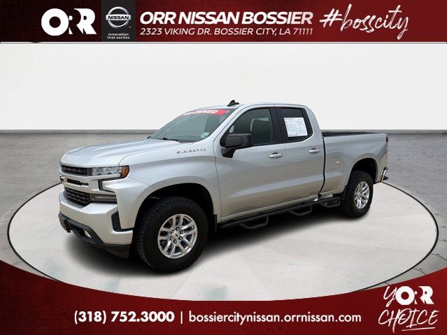 Silver Ice Metallic 2020 Chevrolet Silverado 1500 RST Double Cab 4WD Pickup Truck Four-Wheel Drive 8-Speed Automatic