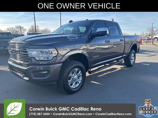 Gray (Granite Crystal Metallic Clearcoat) 2022 RAM 2500 Laramie Crew Cab 4WD Pickup Truck Four-Wheel Drive 6-Speed Automatic