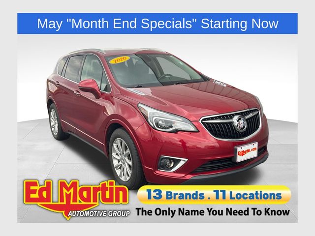 Chili Red Metallic 2020 Buick Envision Essence FWD SUV / Crossover Front-Wheel Drive 6-Speed Automatic