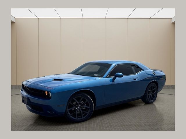 Blue (Frostbite) 2021 Dodge Challenger SXT RWD Coupe Rear-Wheel Drive 8-Speed Automatic