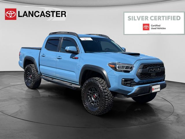 Blue 2018 Toyota Tacoma TRD Pro Double Cab 4WD Pickup Truck Four-Wheel Drive 6-Speed Automatic