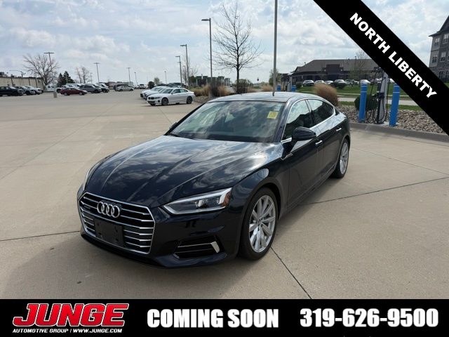 Blue 2018 Audi A5 Sportback 2.0T quattro Premium Plus AWD Sedan All-Wheel Drive 7-Speed Automatic