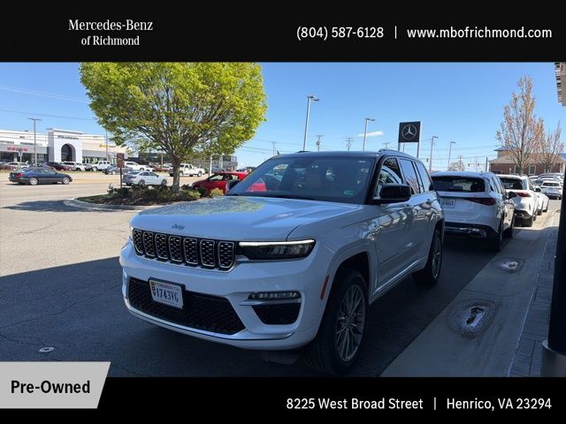 Bright White Clearcoat 2024 Jeep Grand Cherokee 4xe Summit 4WD SUV / Crossover Four-Wheel Drive 8-Speed Automatic