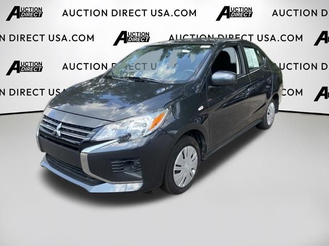 Graphite Gray Metallic 2024 Mitsubishi Mirage G4 Sedan Front-Wheel Drive Continuously Variable Transmission