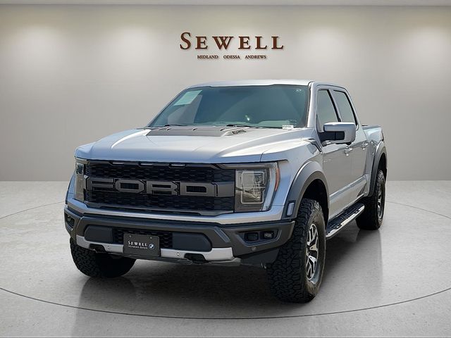 Silver Metallic 2023 Ford F-150 Raptor SuperCrew 4WD Pickup Truck Four-Wheel Drive Automatic