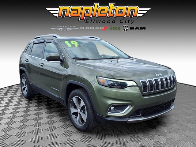 Olive Green Pearlcoat 2019 Jeep Cherokee Limited 4WD SUV / Crossover Four-Wheel Drive 9-Speed Automatic