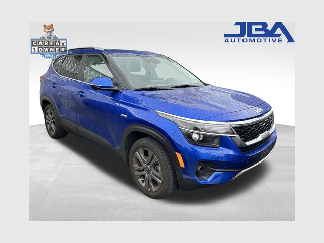 Neptune Blue 2023 Kia Seltos S AWD SUV / Crossover All-Wheel Drive Continuously Variable Transmission