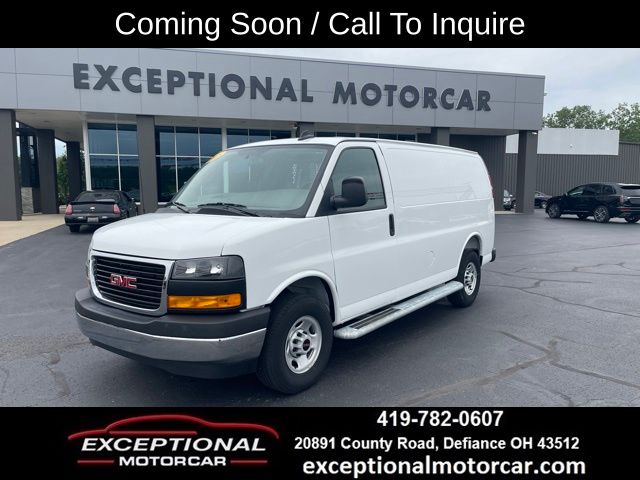 Summit White 2025 GMC Savana Cargo Van Rear-Wheel Drive 8-Speed Automatic Overdrive