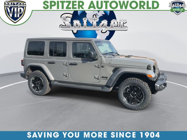 Certified Used 2021 Gray Jeep Unlimited Sahara Altitude image 2