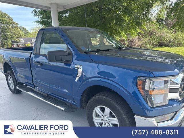 Light Blue 2023 Ford F-150 XLT Regular Cab 4WD Pickup Truck Four-Wheel Drive Automatic