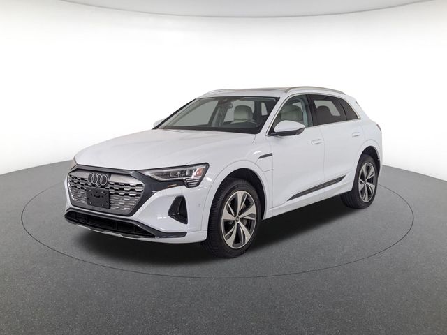 Glacier White Metallic 2024 Audi Q8 e-tron SUV / Crossover All-Wheel Drive Automatic