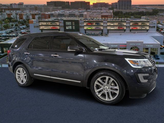Blue (Dark) 2017 Ford Explorer Limited SUV / Crossover Front-Wheel Drive 6-Speed Automatic