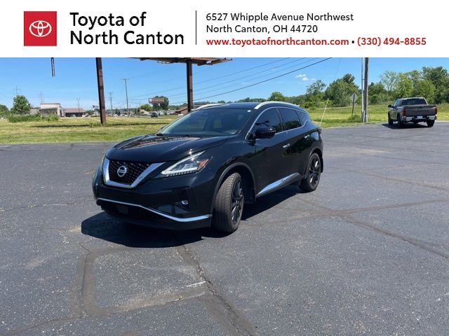 Super Black Metallic 2020 Nissan Murano SL AWD SUV / Crossover All-Wheel Drive Continuously Variable Transmission