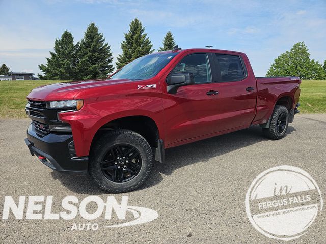 Cherry Red Tintcoat 2021 Chevrolet Silverado 1500 LT Trail Boss Crew Cab 4WD Pickup Truck Four-Wheel Drive Automatic