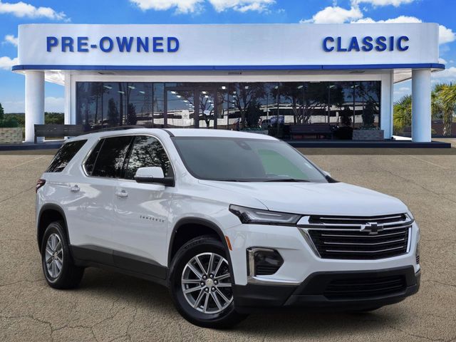 Summit White 2023 Chevrolet Traverse LT Cloth FWD SUV / Crossover Front-Wheel Drive 9-Speed Automatic