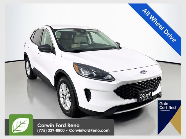 Oxford White 2022 Ford Escape SE AWD SUV / Crossover All-Wheel Drive 8-Speed Automatic
