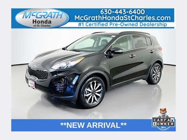 Black Cherry 2018 Kia Sportage EX AWD SUV / Crossover All-Wheel Drive 6-Speed Automatic Overdrive