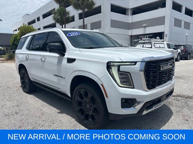 Glacier White 2026 GMC Yukon SUV / Crossover Four-Wheel Drive