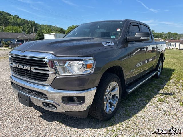 Gray (Granite Crystal Metallic Clearcoat) 2019 RAM 1500 Pickup Truck Four-Wheel Drive 8-Speed Automatic