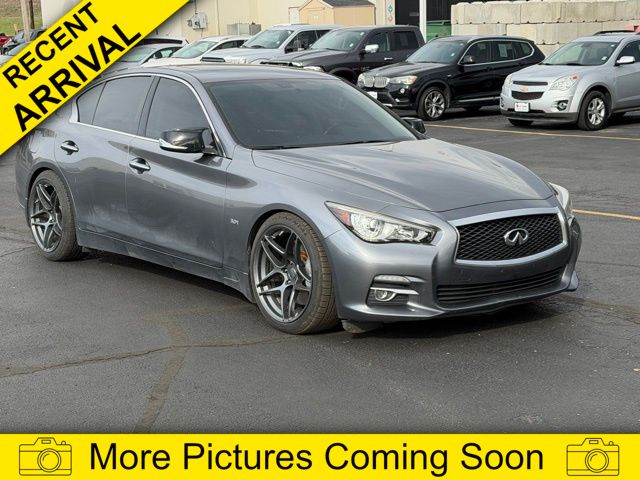 Gray (Graphite Shadow) 2017 INFINITI Q50 3.0t Signature Edition AWD Sedan All-Wheel Drive 7-Speed Automatic